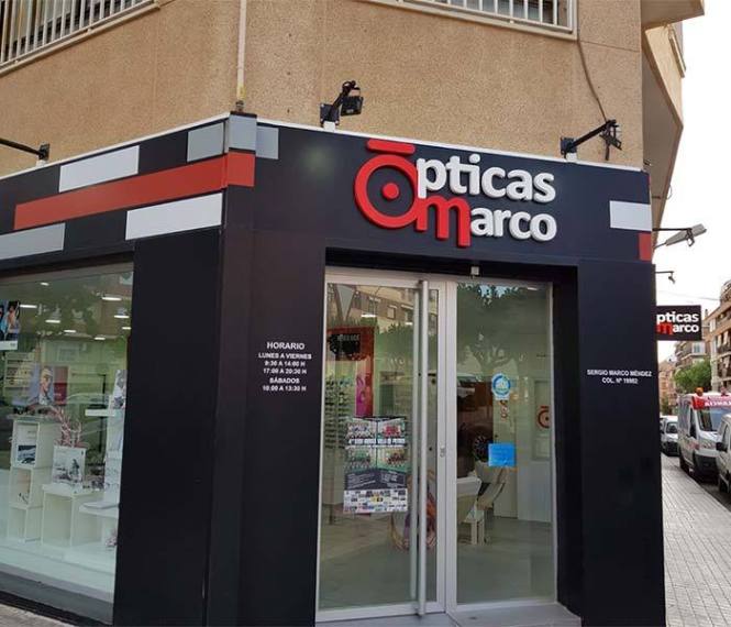 Entrada Ópticas Marco en Petrer y Elda
